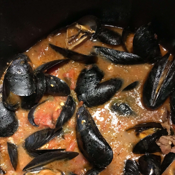 Patti's Mussels a la Mariniere