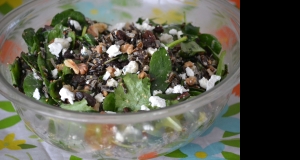 Ekaterina's Wild Rice and Kale Salad