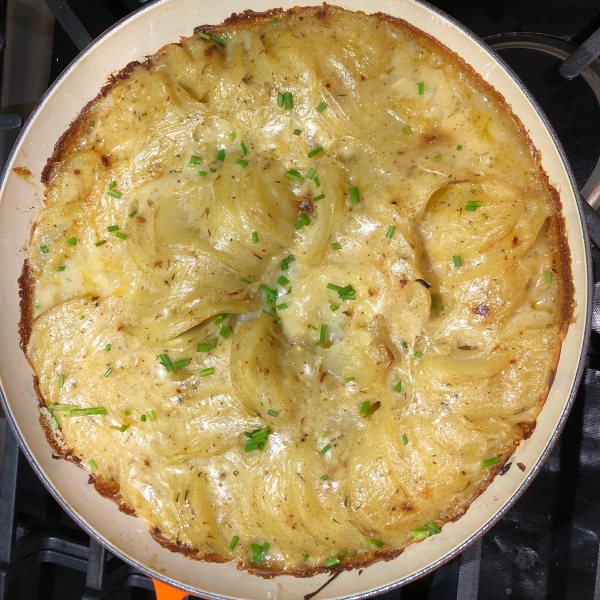 Herbed Scalloped Potatoes and Onions