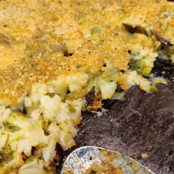 Healthy Broccoli Cheese Bake