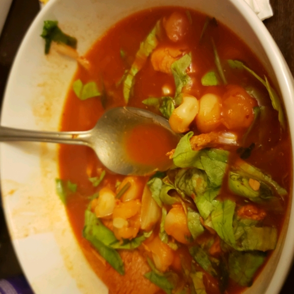 Pozole Rojo (Mexican Pork and Hominy Stew)