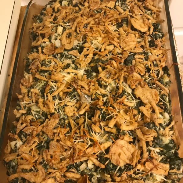 Amazing Spinach Artichoke Casserole