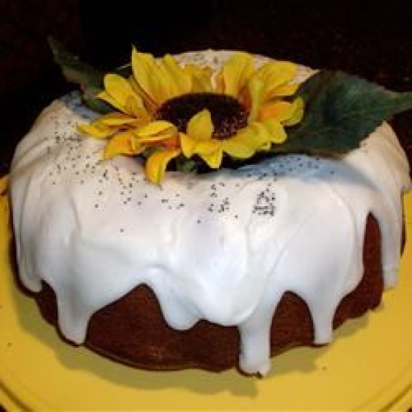 Sour Cream Poppy Seed Cake