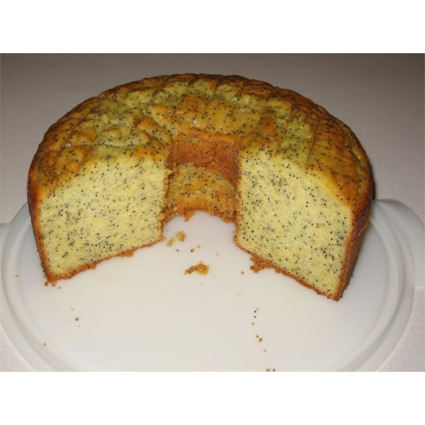 Sour Cream Poppy Seed Cake