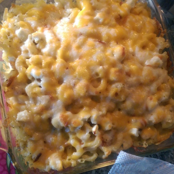 Four Cheese Macaroni Casserole