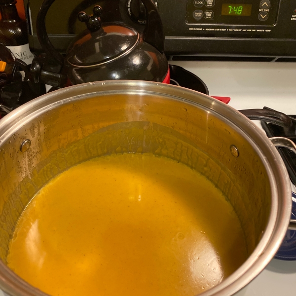 Butternut and Acorn Squash Soup