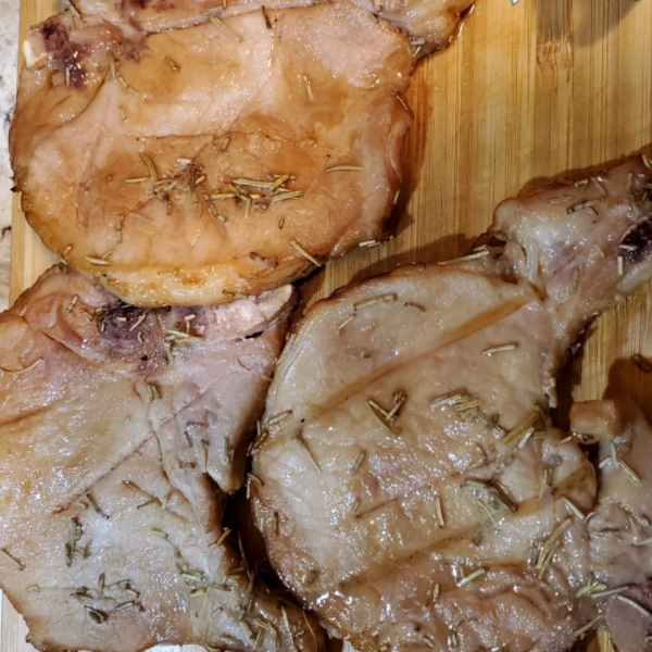 Grilled Rosemary Pork Chops