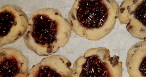 Sugared Black Raspberry Tea Cookies