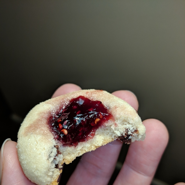 Sugared Black Raspberry Tea Cookies