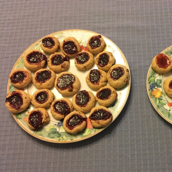 Sugared Black Raspberry Tea Cookies