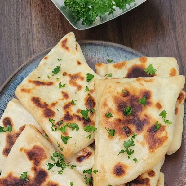 Easy Two-Ingredient Naan