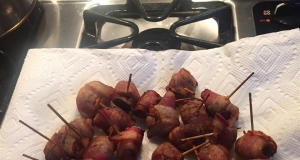 Water Chestnuts Wrapped in Bacon