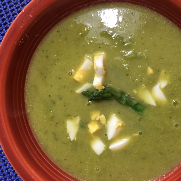 Asparagus, Lemon, and Mint Soup