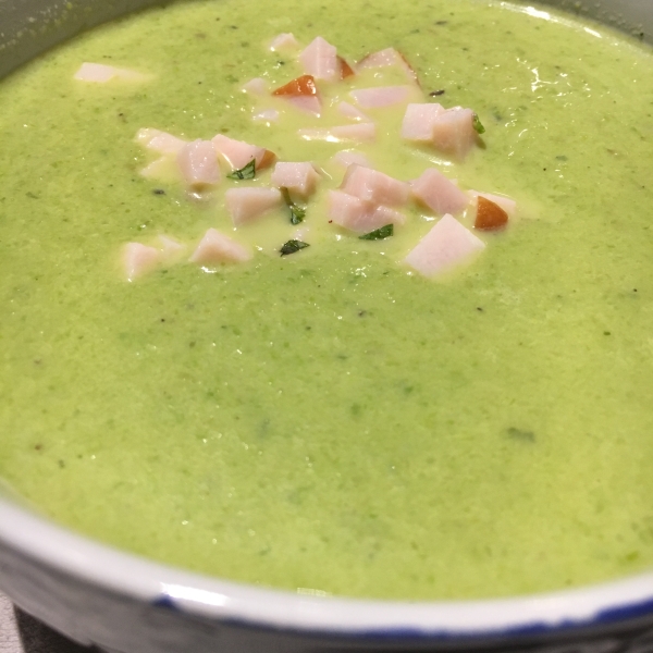 Asparagus, Lemon, and Mint Soup