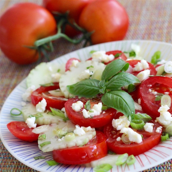 Herb 'n Honey Cucumber Tomato Salad