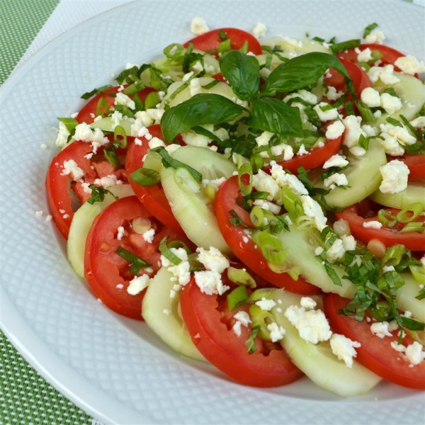 Herb 'n Honey Cucumber Tomato Salad