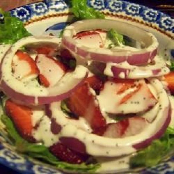 Strawberry Onion Salad