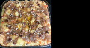 Sweet Potato, Pear and Pineapple Bread Pudding