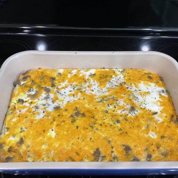 Christmas Breakfast Pizza