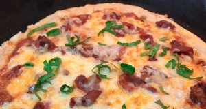 Mena's Prosciutto and Basil Pizza