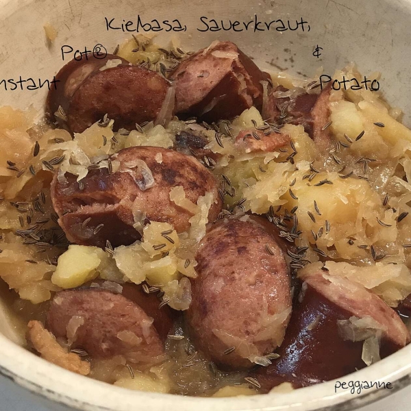 Instant Pot® Kielbasa, Sauerkraut, and Potato