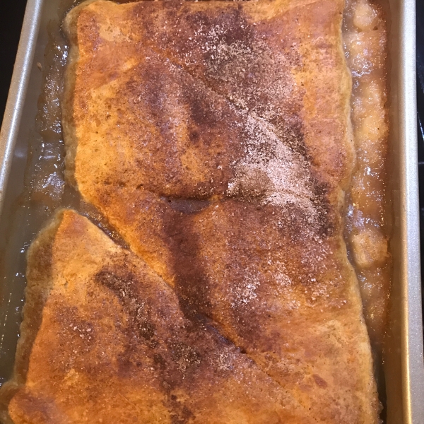 Crescent Roll Apple Cobbler