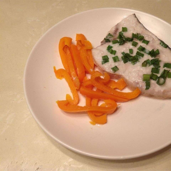 Baked Swordfish in a White Wine Sauce