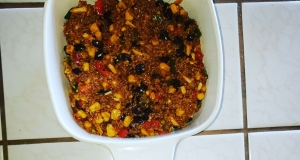 Black Bean and Quinoa Enchilada Bake