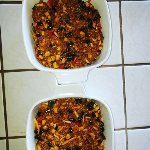 Black Bean and Quinoa Enchilada Bake