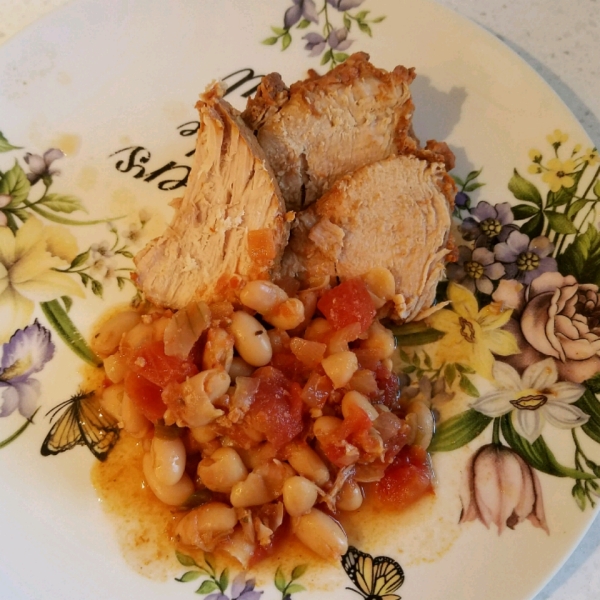 Pork Roast and White Beans