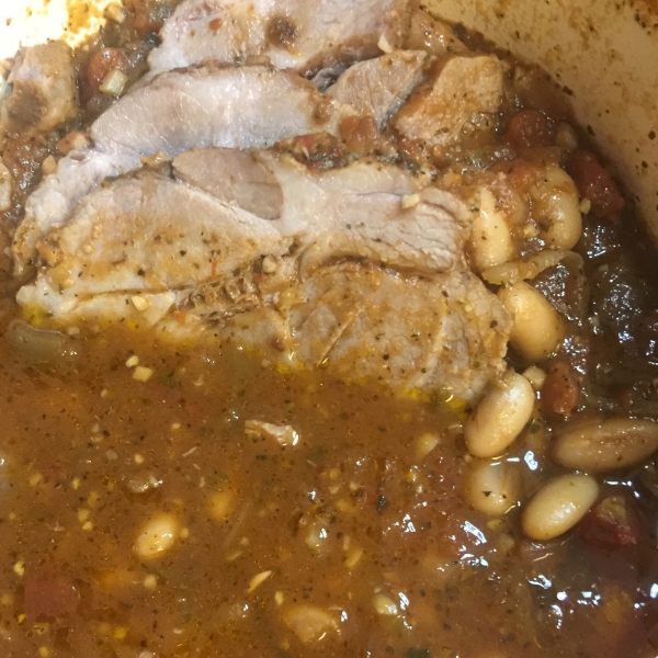 Pork Roast and White Beans