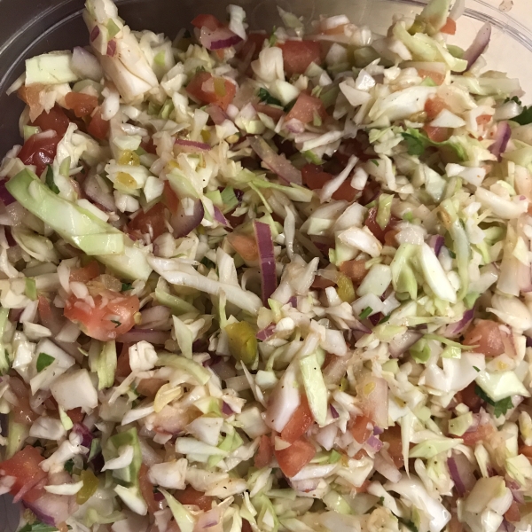 Pico de Gallo with Cabbage (Mexican Coleslaw)