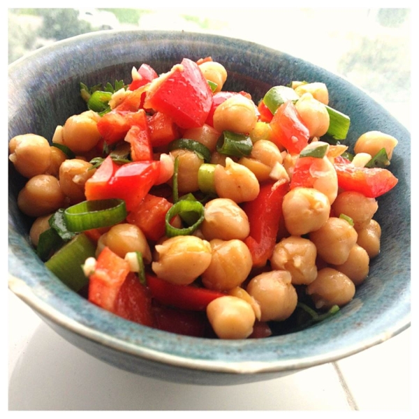 Cumin and Coriander Chickpea Salad