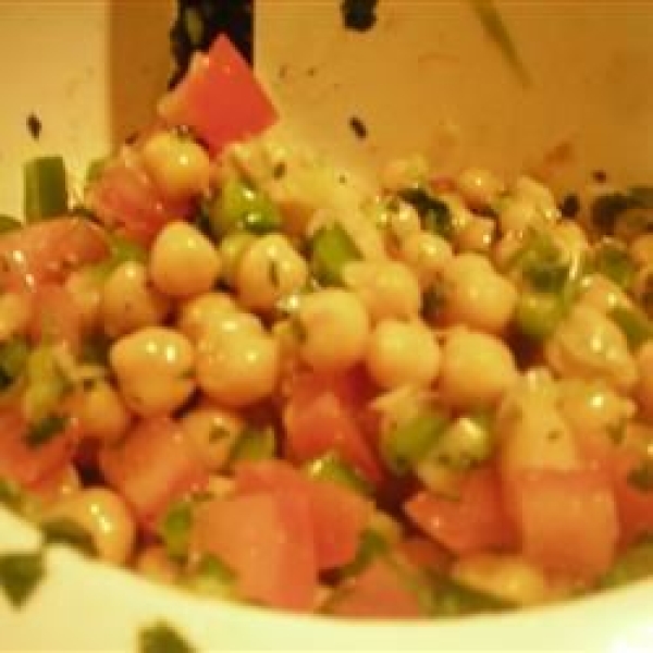 Cumin and Coriander Chickpea Salad