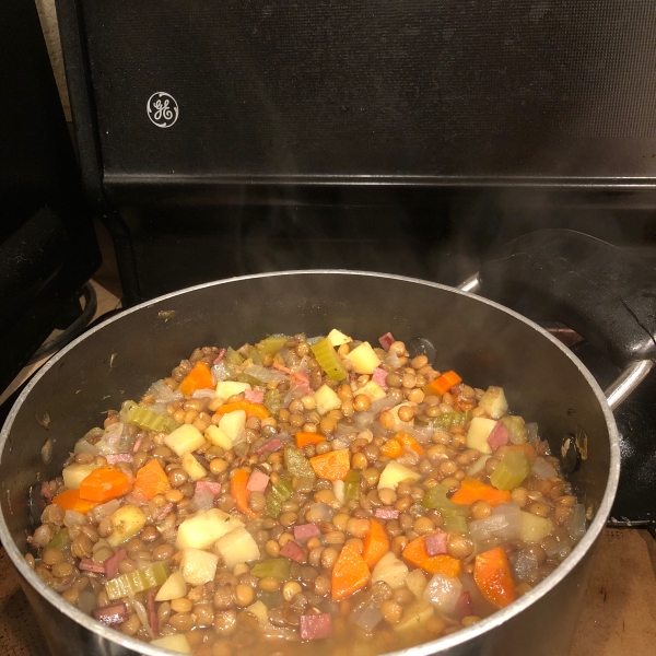 Chef John's Black Lentil Soup