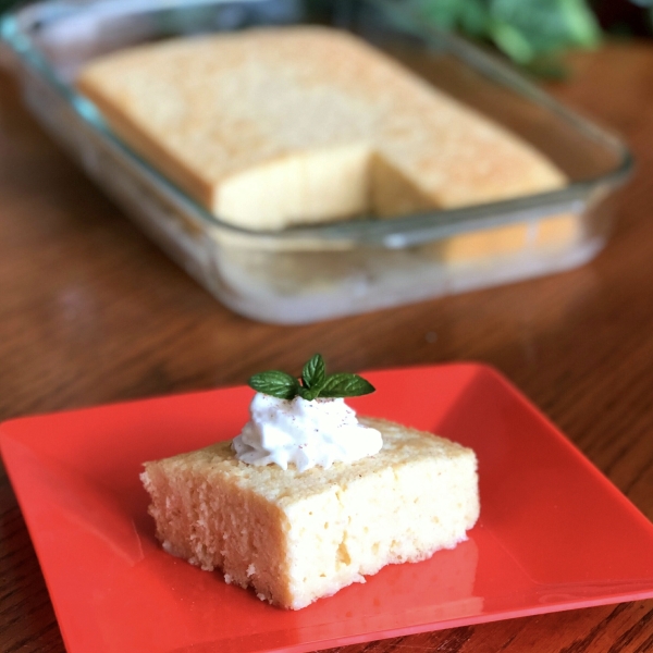 Eggnog Poke Cake (Tres Leches Style)