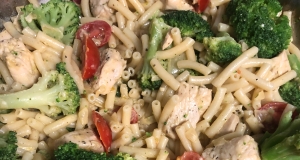 Macaroni and Cheese with Chicken and Broccoli