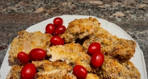 Breaded Garlic-Parmesan Chicken Thighs