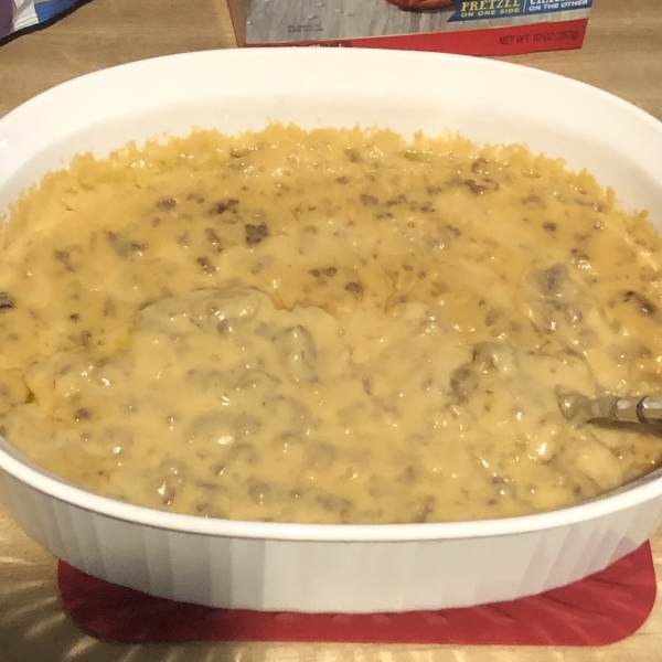 Wisconsin Brat & Beer Cheese Dip