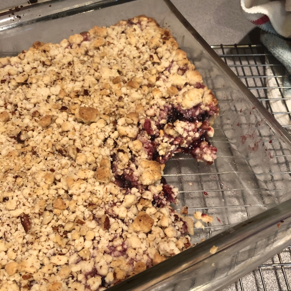 Raspberry Oatmeal Bars