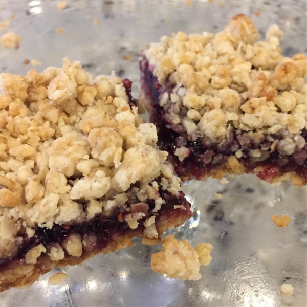 Raspberry Oatmeal Bars