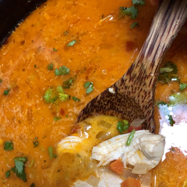 Coconut Curry Soup with Chicken
