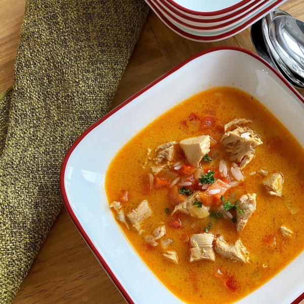 Coconut Curry Soup with Chicken