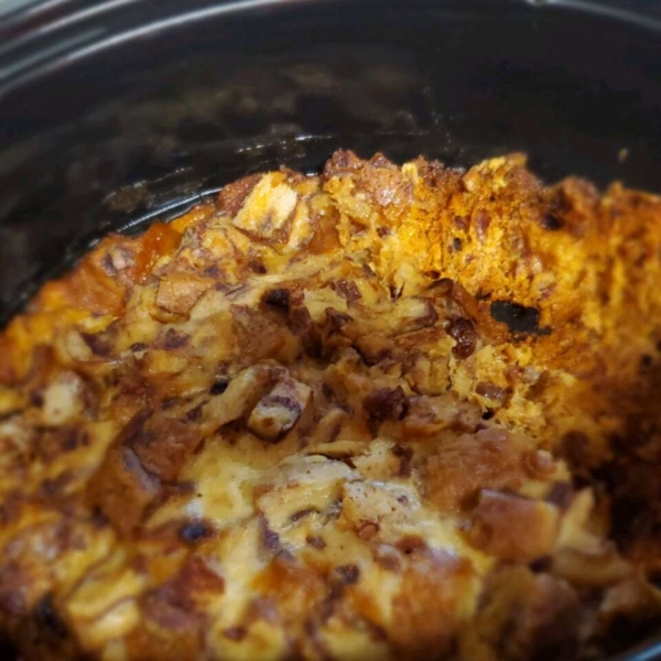 Bread Pudding in the Slow Cooker