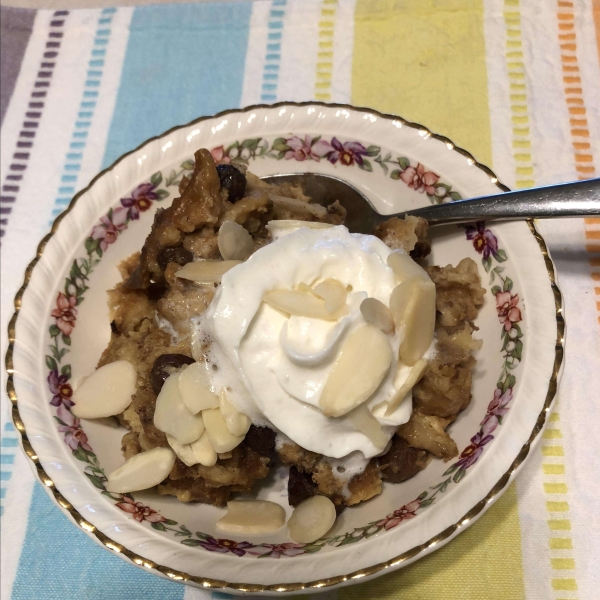 Bread Pudding in the Slow Cooker