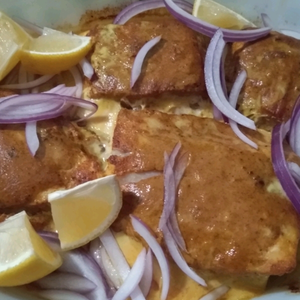 Spicy Baked Cod Fillets