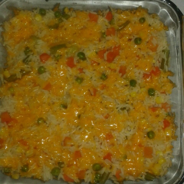 Baked Vegetable Rice Pilaf