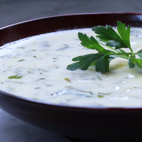 Zucchini Soup with Herbs