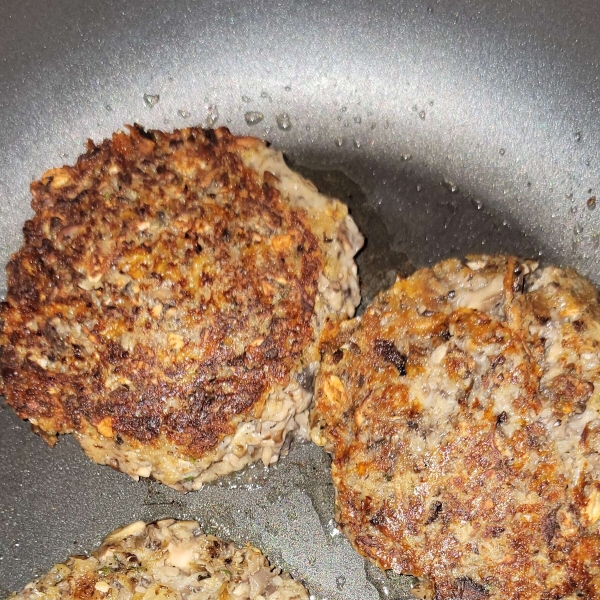 Mushroom Veggie Burger