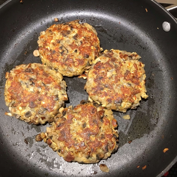 Mushroom Veggie Burger